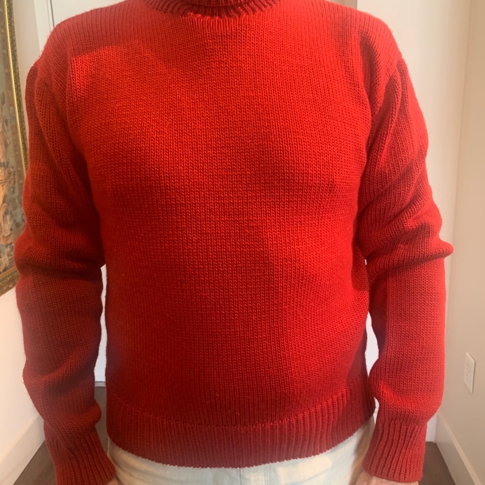 Ralph Lauren.   Beautiful Red Turtleneck Sweater.
